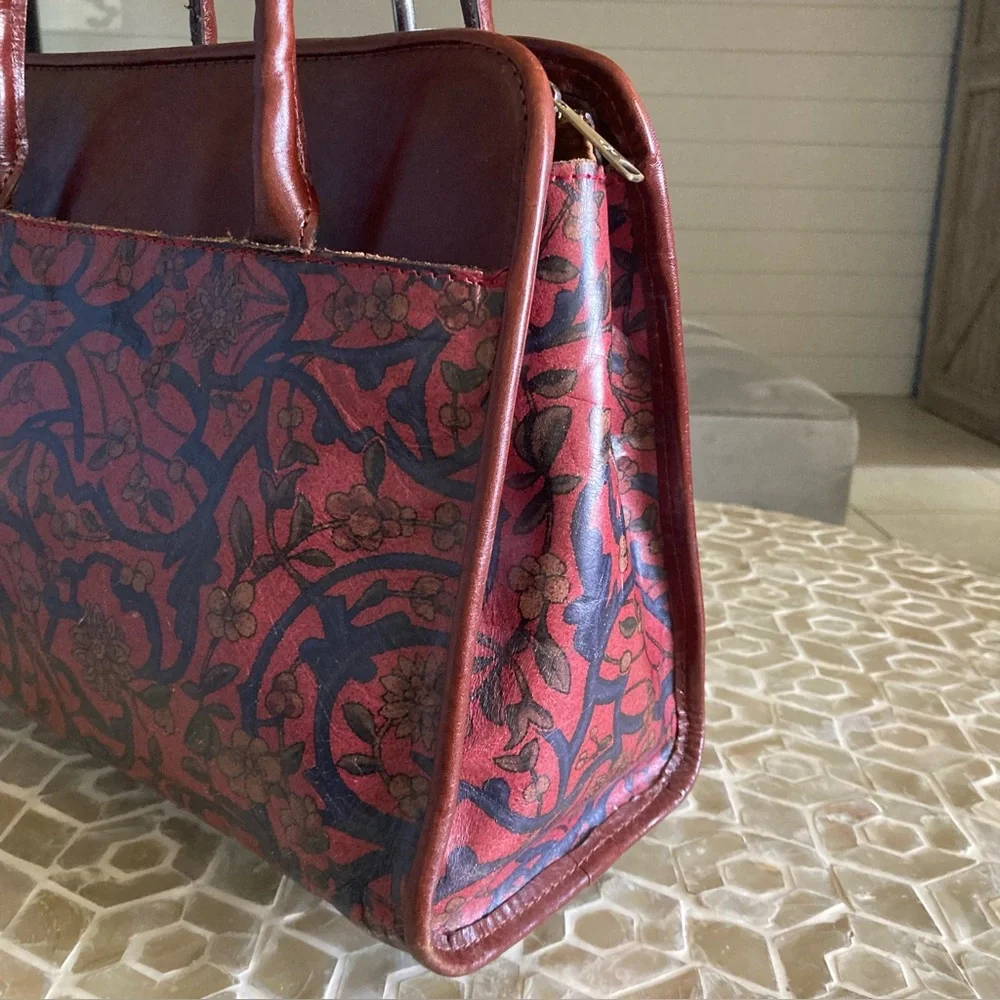 Patricia Nash Paris Vintage Tapestry Satchel